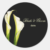 Autocollants de mariage Calla Lillies (Devant)