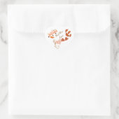Autocollants de mariage coeur Mr & Mrs Automne (Sac)