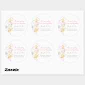 Autocollants de mariage de pétales de fleurs moder (Feuille)