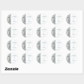 Autocollants de mariage de plage Coquilles de mer (Feuille)