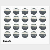 Autocollants de mariage Grey Sparkle Lights Blast (Feuille)