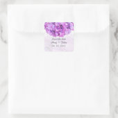 Autocollants de mariage hydrangea violet hydrangea (Sac)