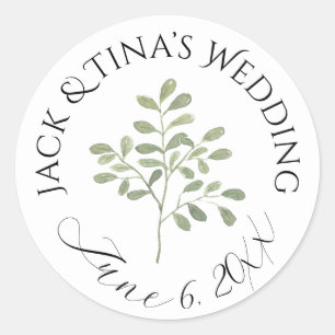 Autocollants de mariage personnalisés