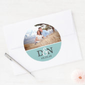 Autocollants de mariage personnalisés (Enveloppe)