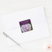 Autocollants de mariage personnalisés Hydrangea (Enveloppe)