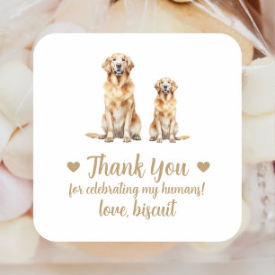 Autocollants de mariage personnalisés pour chien R