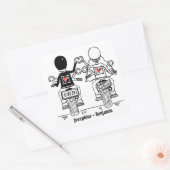 Autocollants de mariage pour motocyclette personna (Enveloppe)