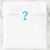 Autocollants de marque d'interrogation et scellés  (Sac)