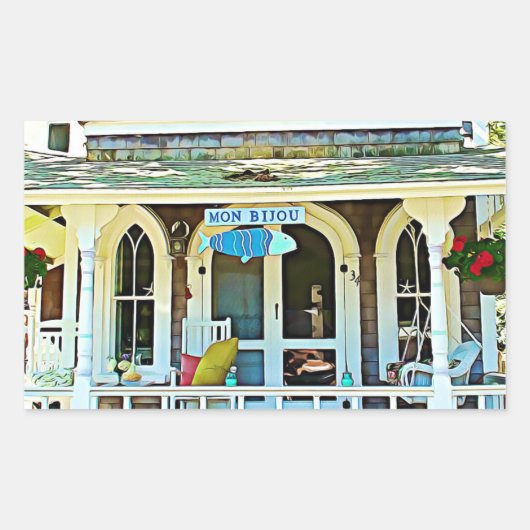 Autocollants de Martha's Vineyard de bijou de (Devant)