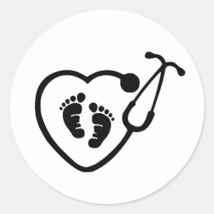 Autocollants de médecin infirmière
