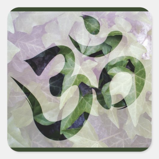 autocollants de méditation om (Devant)