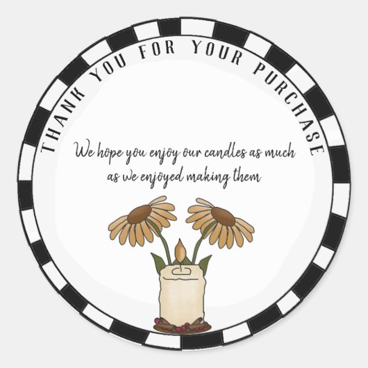 Autocollants de Merci d'affaires personnalisés (Devant)