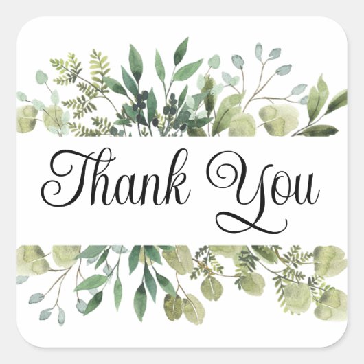 autocollants de Merci ou scellés d'enveloppe (Devant)