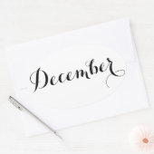 Autocollants de mois : décembre (Enveloppe)