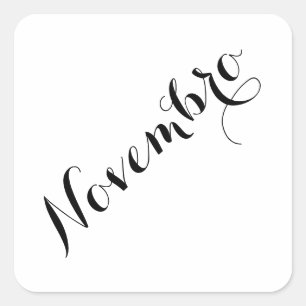 Autocollants de mois d'espéranto - Novembro