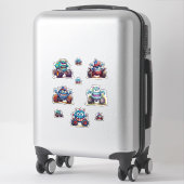Autocollants de Monster Truck pour un jeu amusant (Sur valise)
