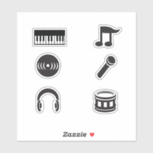 Autocollants de musique