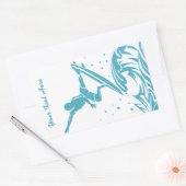 Autocollants de navigation de texte personnalisés (Enveloppe)