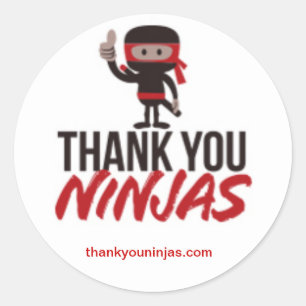 Autocollants de Ninjas de Merci