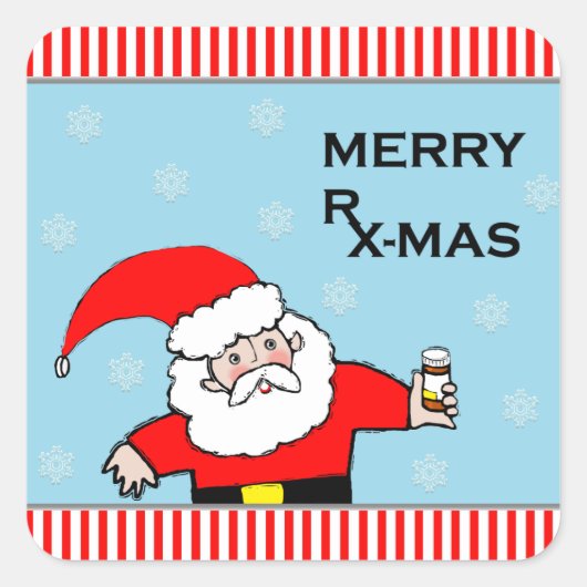 autocollants de Noël de la pharmacie (Devant)