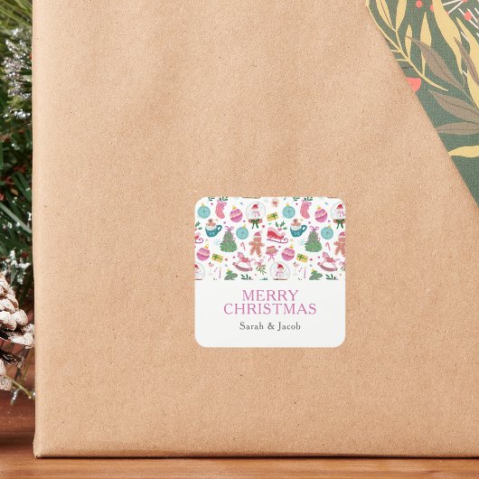 Autocollants de Noël Fantaisistes