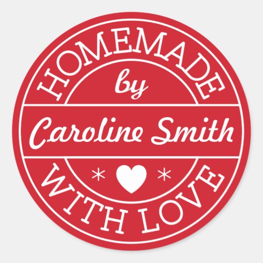 Autocollants de Noël ou de Valentines avec le nom (Devant)