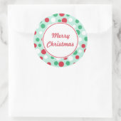 Autocollants de Noël points joyeux (Sac)