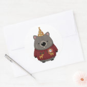 Autocollants de Noël Pull Ugly Wombat (Enveloppe)