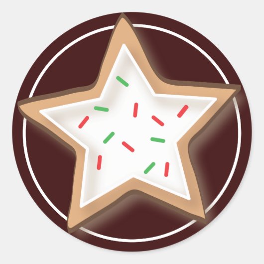 Autocollants de Noël Yummy Cookie (Devant)