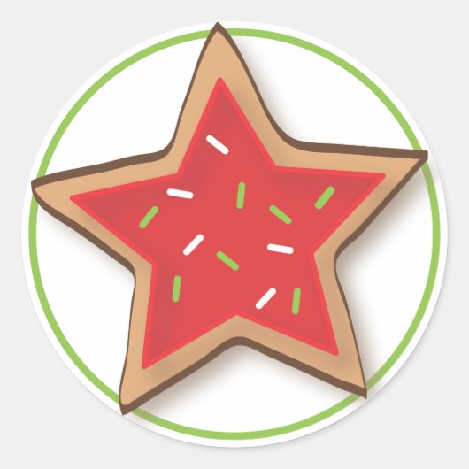 Autocollants de Noël Yummy Cookie (Devant)