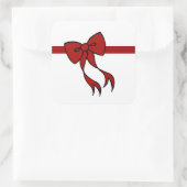 Autocollants de noeud de Noël (Sac)