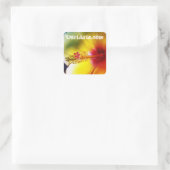 Autocollants de nom personnalisé pour Hibiscus jau (Sac)