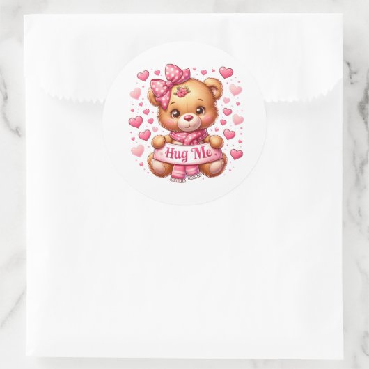 Autocollants de nounours de la Saint-Valentin (Sac)