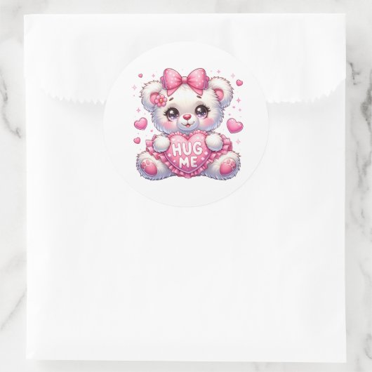 Autocollants de nounours de la Saint-Valentin (Sac)