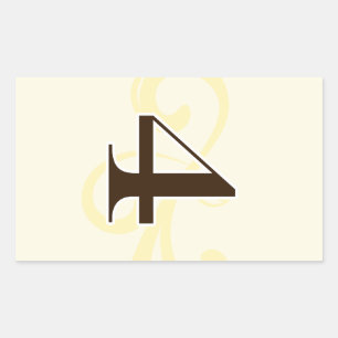 Autocollants de numéro de table de vin 4