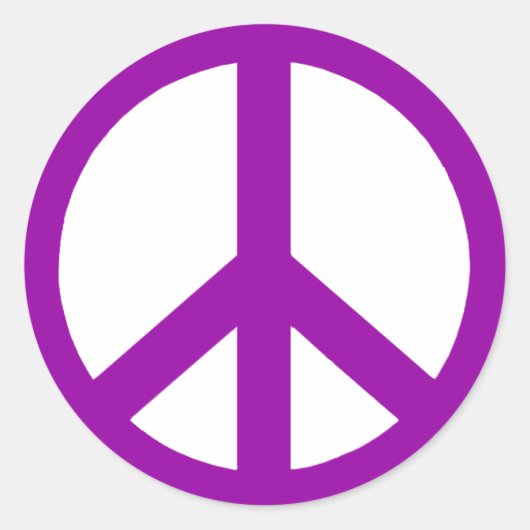 Autocollants de paix violets (Devant)