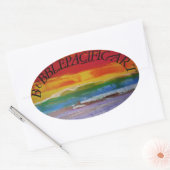 Autocollants de pare-chocs Bubblepacific, logo 1JO (Enveloppe)