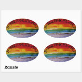 Autocollants de pare-chocs Bubblepacific, logo 1JO (Feuille)