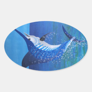 Autocollants de pare-chocs Bubblepacific, marlin v