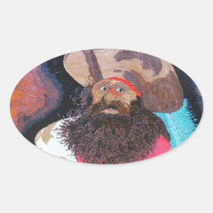 Autocollants de pare-chocs Bubblepacific, pirate