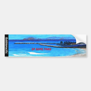 Autocollants de pare-chocs Bubblepacific, port dp