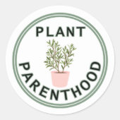 Autocollants de parent de plante (Devant)