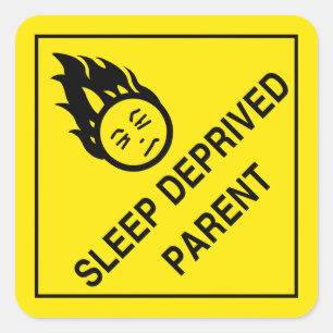 Autocollants de parent déshérités par sommeil