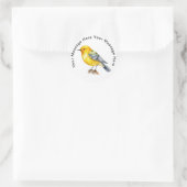 Autocollants de Paruline protonotaire (Sac)