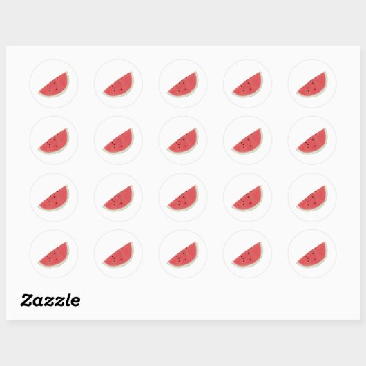 Autocollants de pastèque (Feuille)