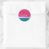 Autocollants de pastèque peint (Sac)