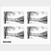 autocollants de paysages hivernaux (Feuille)