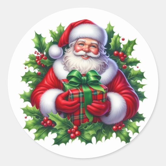 Autocollants de Père Noël (Devant)
