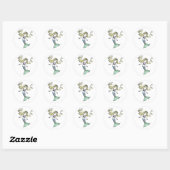 Autocollants de Petite Sirène Adorables (Feuille)
