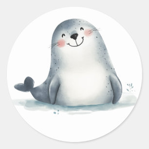 Autocollants de phoque mignons